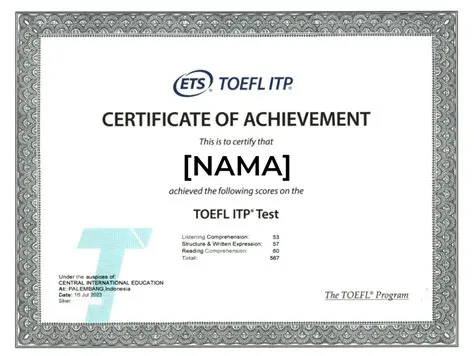 Lembaga Resmi Penyelenggara Tes TOEFL ITP di Indonesia