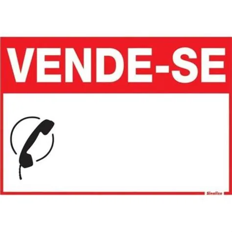 Placa Sinalizacao Pvc 20X30 ''Vende-Se'' 250Cn - SINALIZE - Placa de ...