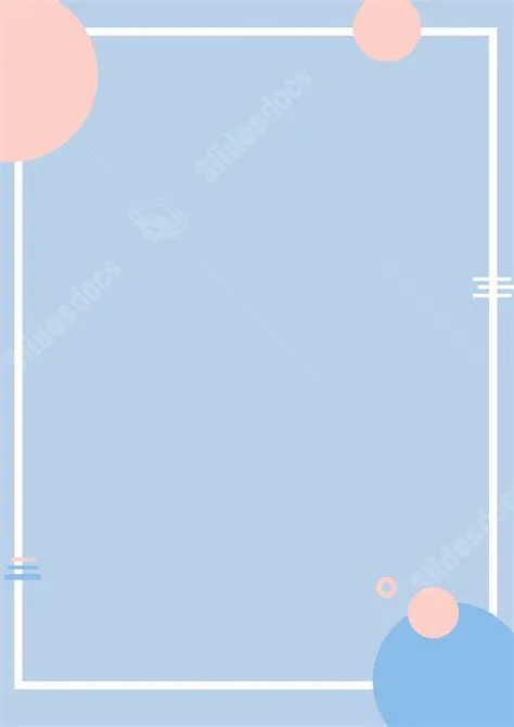 An Illustration In Cartoon Form Page Border Background Word Template ...