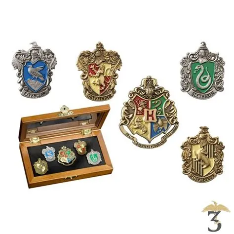 Pins Maisons de Poudlard - Noble Collection Harry Potter - 3 Reliques ...