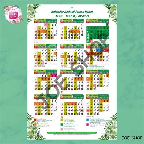 Jual Kalender 2025 puasa Sunnah | Shopee Indonesia