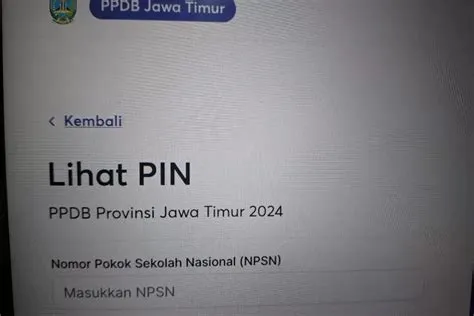 Cara Cek PIN PPDB Jatim 2024 SMA dan SMK, Klik ppdbjatim.net di Bagian ...