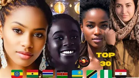 Top 30 African Countries With The Most Beautiful Women - YouTube