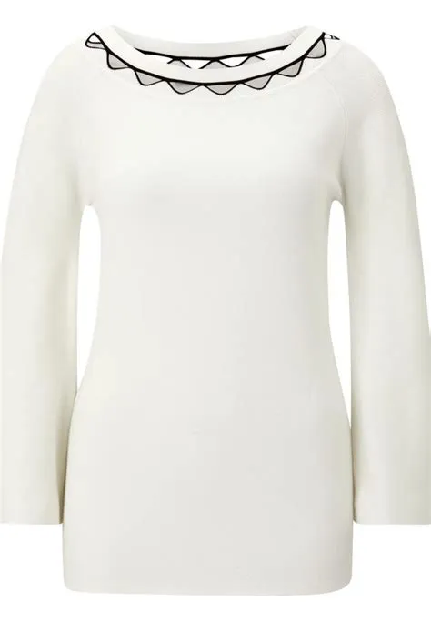 Stickade vita toppar dam (2024) • Just nu: Upp till 70% rabatt | Alissa