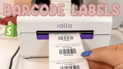 Creating Barcodes | Tutorial with Shopify | Rollo Thermal Printer ...