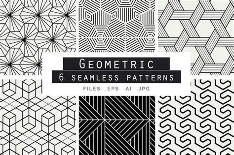 100+ Beautiful Geometric Patterns and Designs (Vector, SVG, PNG etc ...