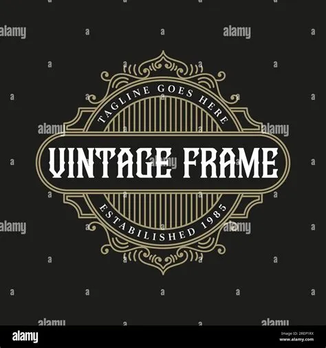 Retro Frame Vector Vector Vintage Frame
