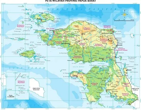 Peta Provinsi Papua Barat