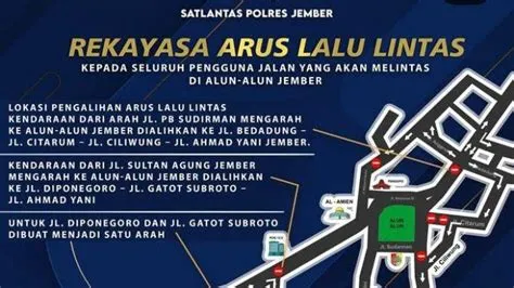 Malam Tahun Baru 2024, Lalu Lintas di Alun-Alun Jember Dialihkan ...