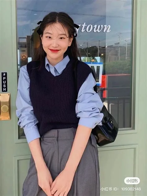 Spring Outfits Korea, Uni Outfits, Casual Style Outfits, Winter Fashion ...