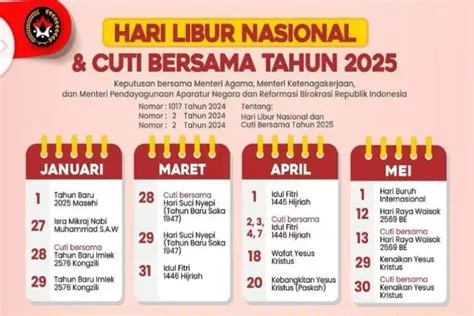 Libur Panjang Tahun 2025 - Makassar Channel