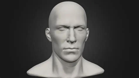 Male Head 3 - 3D model by cgspektor [6b35def] - Sketchfab