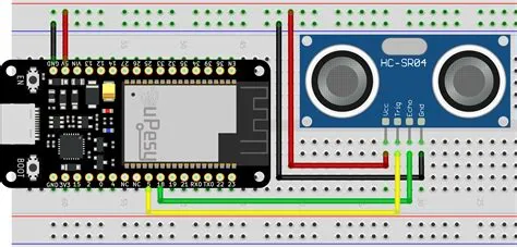 HC-SR04 sensor: ESP32 tutorial with Arduino code