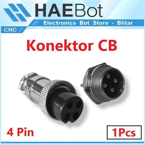 Jual [EBS] Jack Konektor CB 2 3 4 5 6 7 8 Pin Male Female GX16 16mm - 4 ...