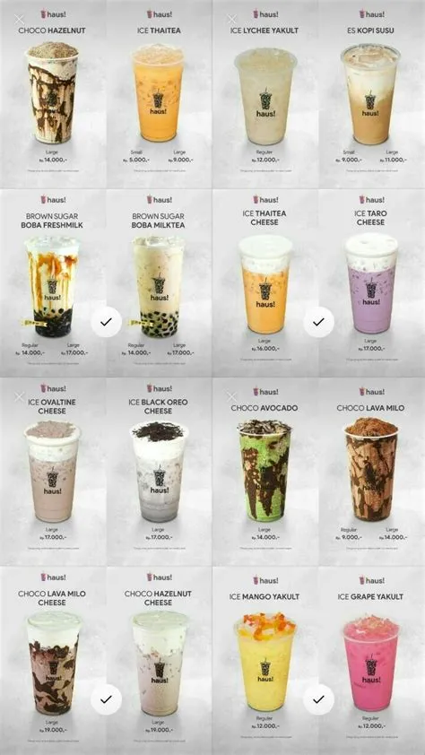 by Zerlynn on Makanan enak | Coffee menu design, Bubble tea menu ...