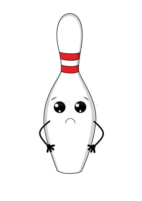 Sad Bowling Pin Stock Illustrations – 25 Sad Bowling Pin Stock ...