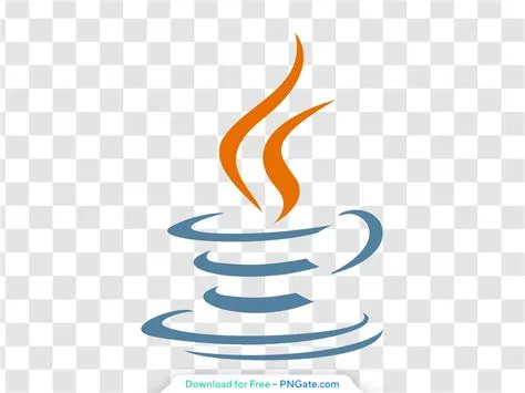 Java Coffee Cup Icon with Orange and Blue Colors Free PNG - PNGate