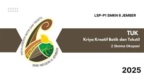 Skema TUK Kriya Kreatif Batik dan Tekstil - SMKN 6 JEMBER