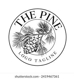 Pine Logo Company Logo Design Ideas: стоковая векторная графика (без ...