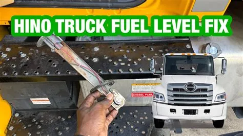 How to diagnose and fix Hino low fuel warning fuel level sensor sending ...