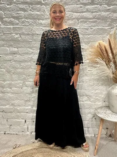 Cathy Crochet Vest and Top Set Boho – The Secret Boutique