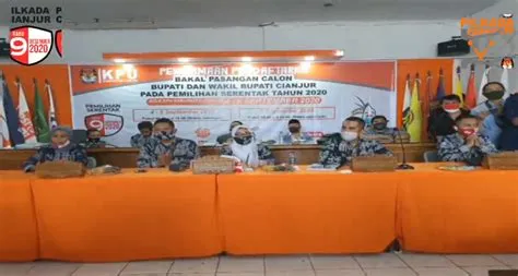 Empat Bapaslon Bupati dan Wakil Bupati Cianjur Mendaftar Ke KPU - KABAR ...
