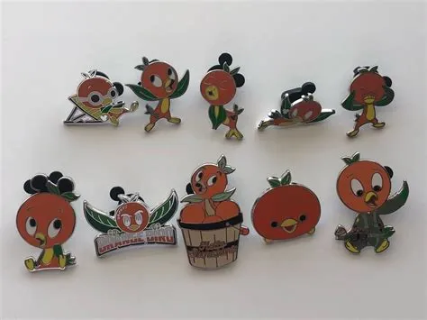 Disney's Orange Bird Pin Set 11 Disney Trading Pins New Hidden Mickey ...