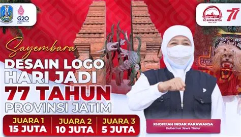 Gubernur Khofifah Tunggu Karya Terbaik Desain Logo HUT ke-77 Provinsi ...