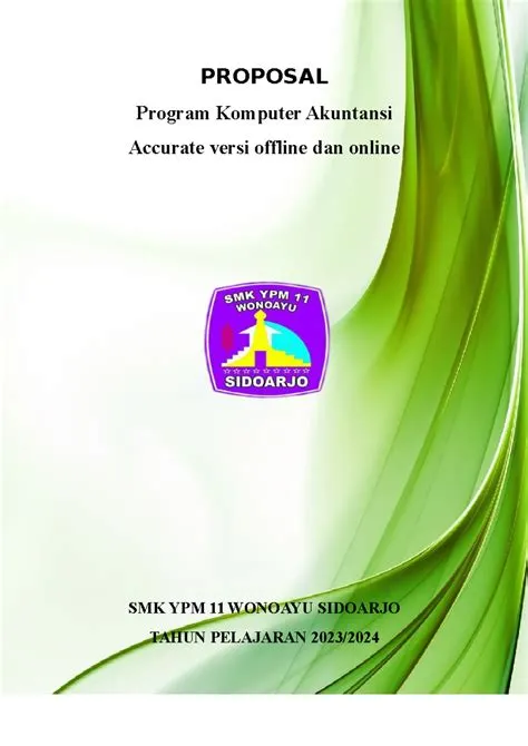 Proposal accurate 2023 - PROPOSAL Program Komputer Akuntansi Accurate ...