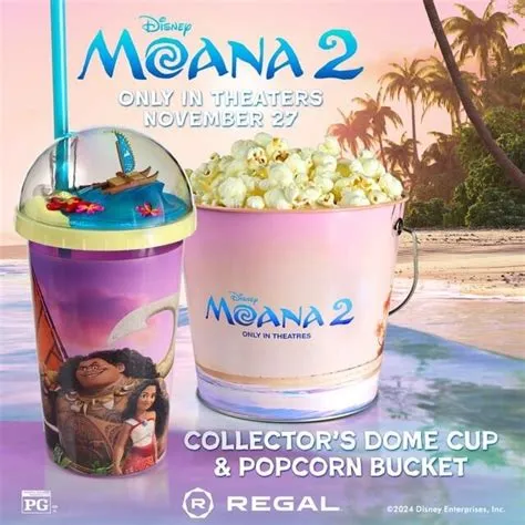 MOANA 2 Collectives Set - NEW 4DX Cup, Bucket, Poster, Rain Poncho ...