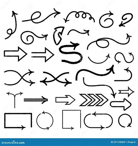 Enhance Your Projects with Textured Vector Arrows