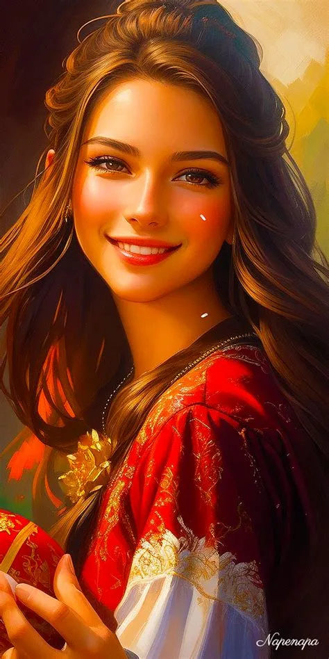 by Chutikern lor on 油晝& art | Girl face drawing, Woman painting ...