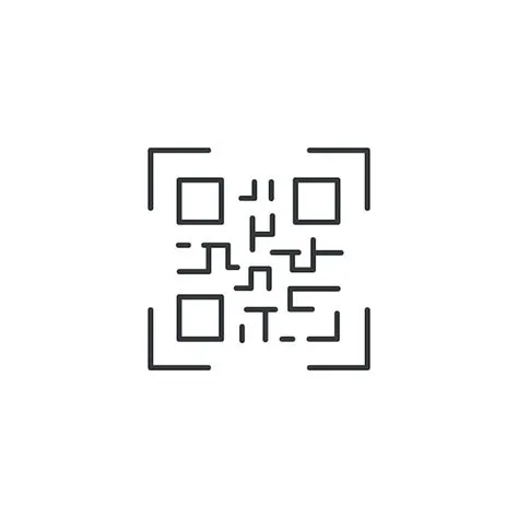 Premium Vector | Simple QR code scan Vector QR code icon