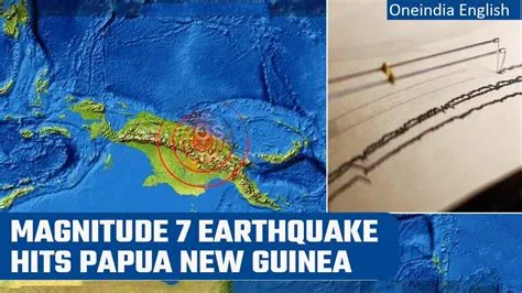 Papua New Guinea hit by a 7 magnitude - One News Page VIDEO