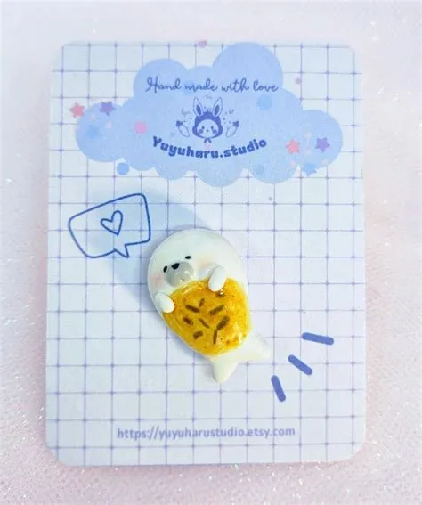 Seal Pins Cute With Teriyaki Sauces - Etsy