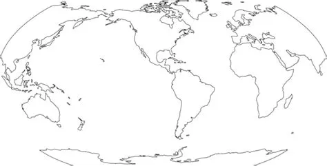 Earth Map Flat Png