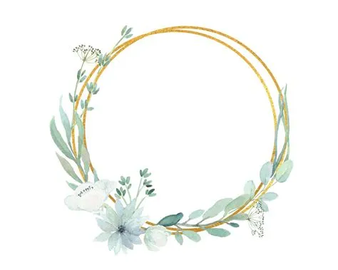 Greenery Frames and Wreaths, Watercolor Clip Art, Eucalyptus Frames ...