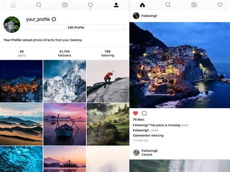 Instagram post da desktop: la funzionalità in fase di test • FotoNerd