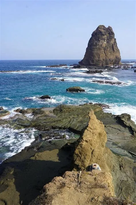 Iconic Rock at the Papuma Beach Jember, Indonesia Stock Image - Image ...