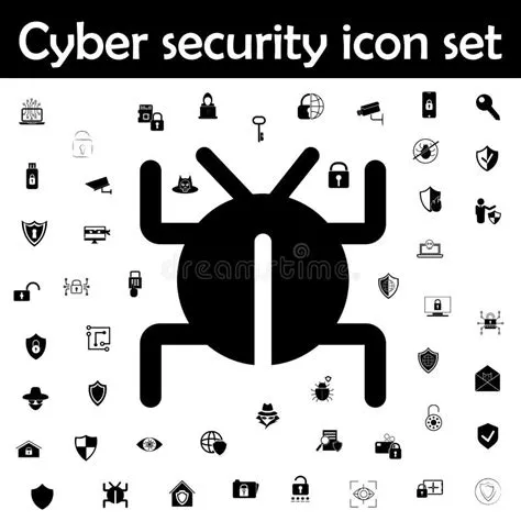 Software Bug or Program Bug Icon. Cyber Security Icons Universal Set ...